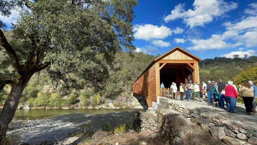 ‘A place of connection’: State Parks celebrates rehabbed Bridgeport Covered Bridge (VIDEO/PHOTO GALLERY)