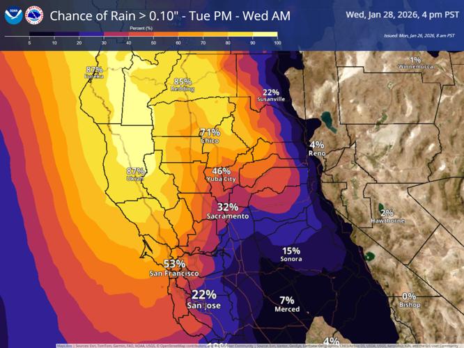 Rain chances to make way to dry conditions with warming temps into the ...