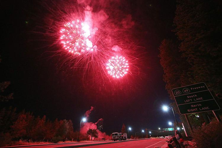 SHOW MUST GO ON Fireworks display in Grass Valley continues Fourth
