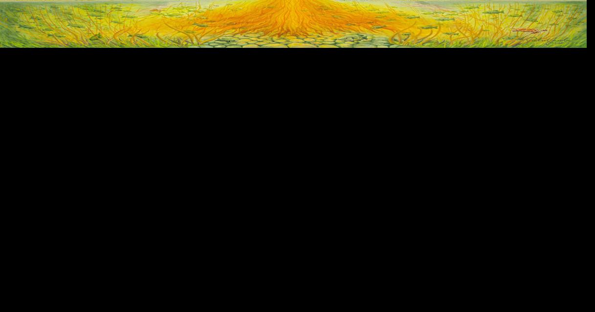 Artists interpret the heavenly realms in Springtime at Ananda Art Exhibit