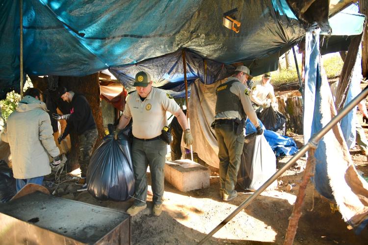 98-yards of trash removed from homeless encampments during Hospitality ...