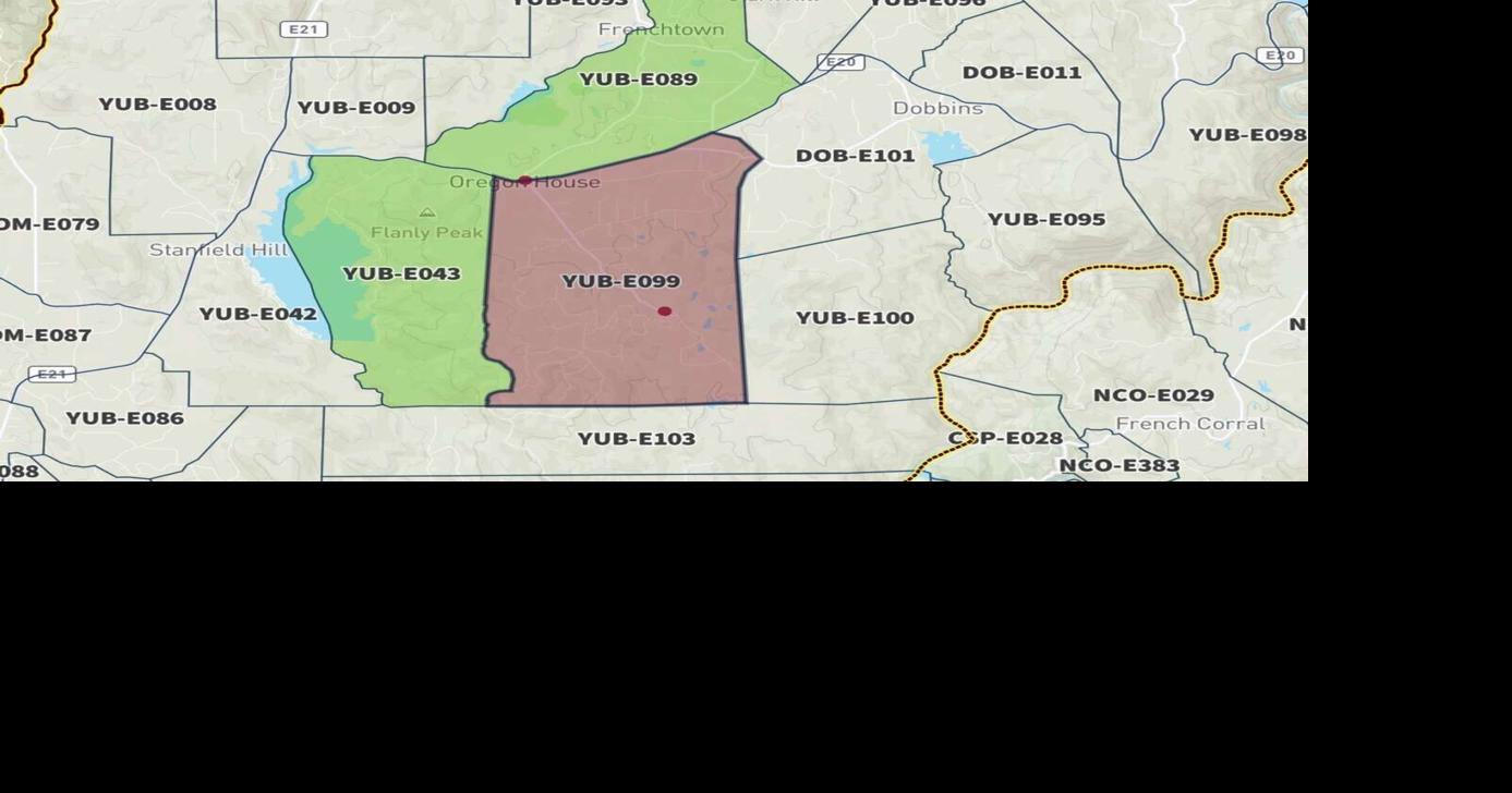 UPDATE Firefighters battling 82acre fire in Dobbins, 40 contained Fire