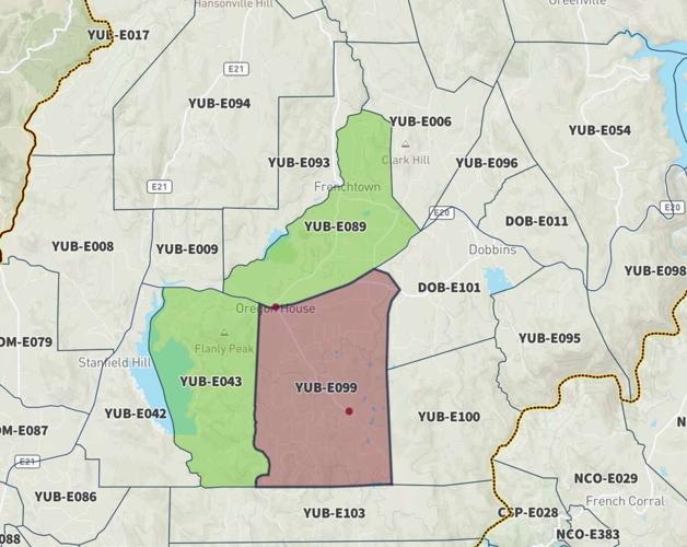 UPDATE Firefighters battling 82acre fire in Dobbins, 40 contained Fire