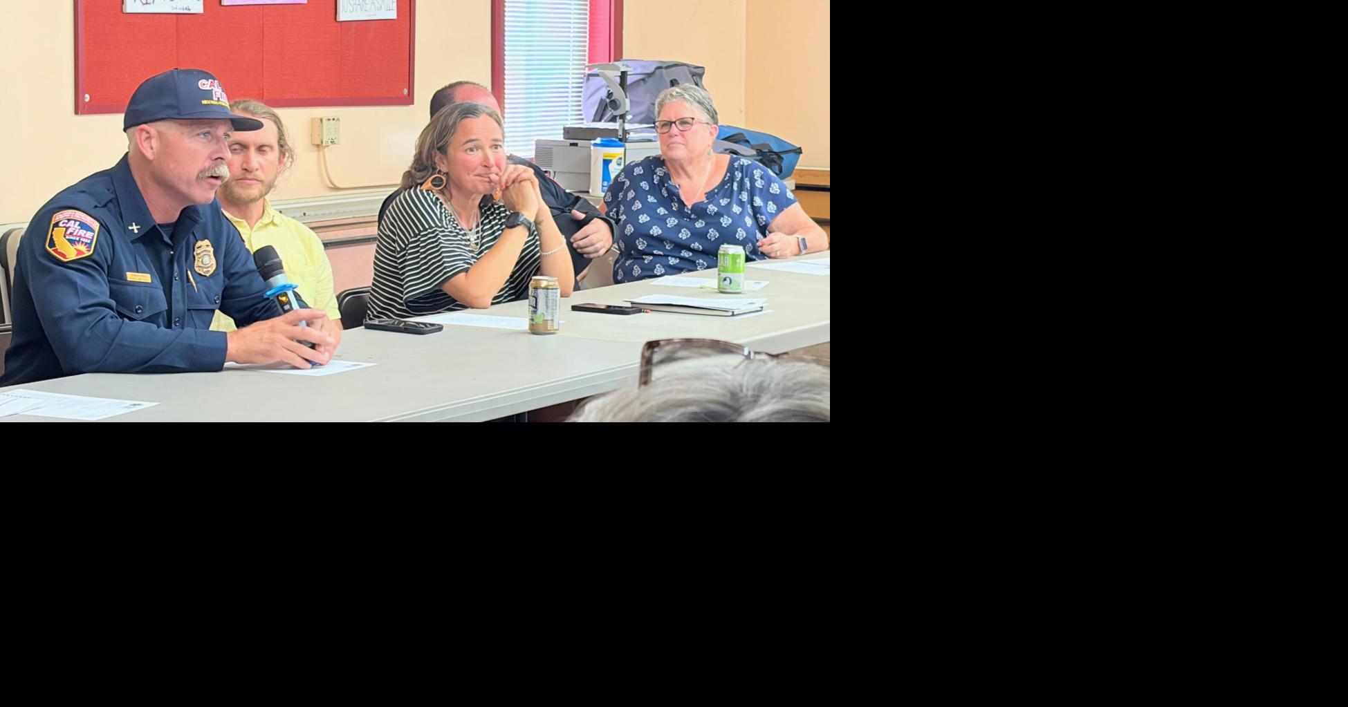 Fire suppression, emergency preparedness discussed at North San Juan town hall