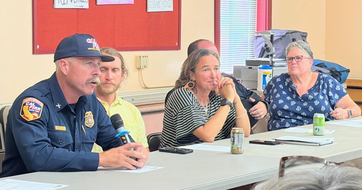 Fire suppression, emergency preparedness discussed at North San Juan town hall