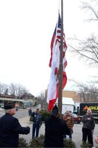 Indiana Legion to present the Flag at the Colts VS Saints game