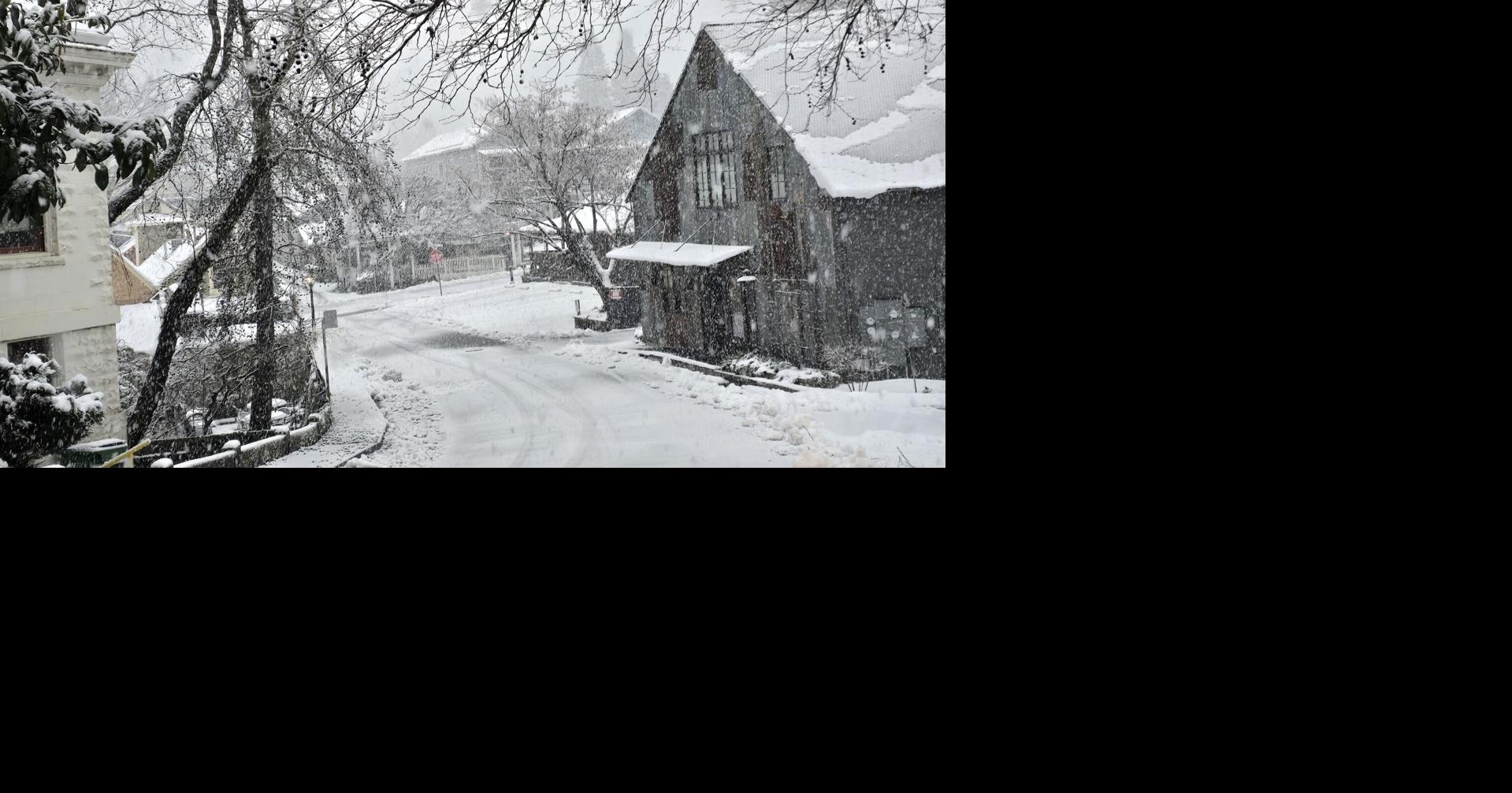 Snow arrives in Nevada County: Live updates for Feb. 19; Nevada County buildings, Superior Court, Nevada City Hall, Nevada City Schools closed