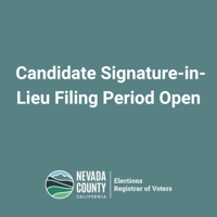2026 Election: Candidates Can Collect Signatures to Lower Fees - salud news from The Union