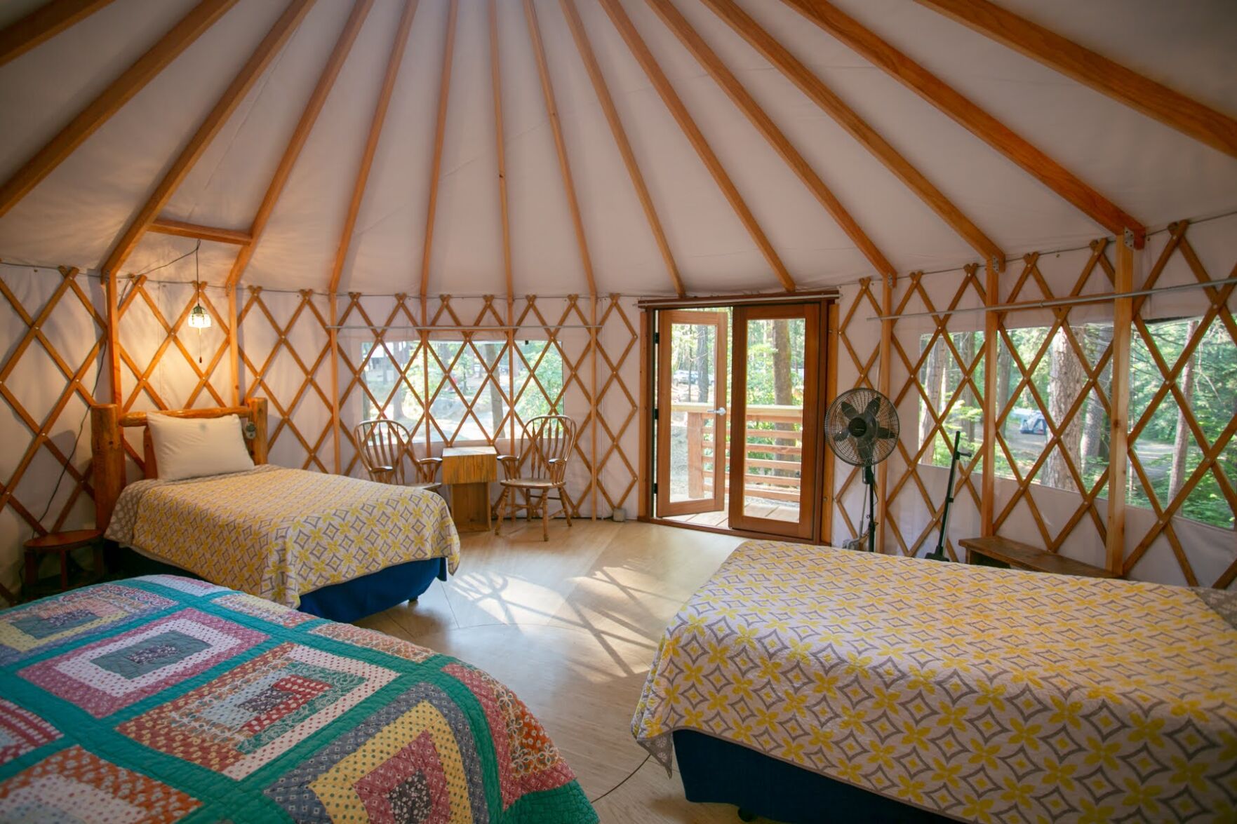 From the ground up Inn Town Campground pairs with local yurt