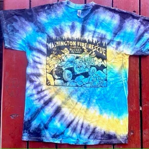 Tie-dyed BBQ Chicken fundraiser shirts are in!, News