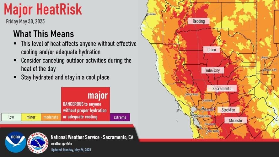 First major heat event of the season to bring elevated fire weather ...