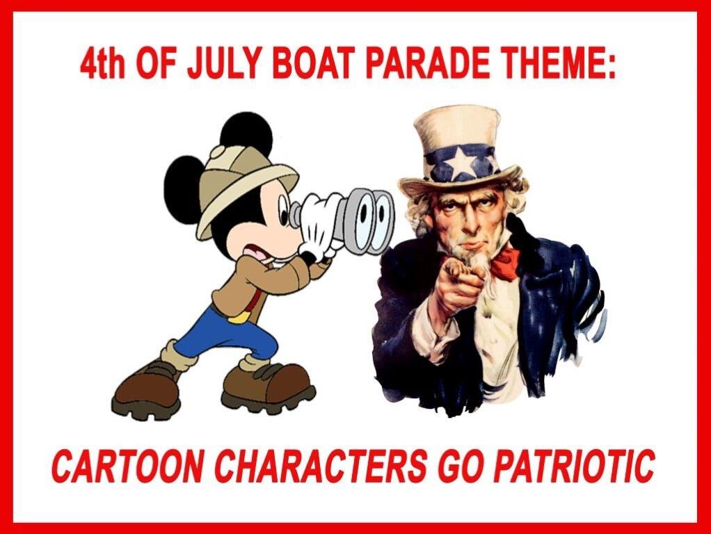 4th of july cartoon characters