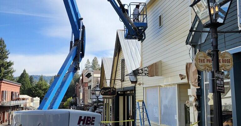 Joint community volunteer project completed in historic downtown Nevada City