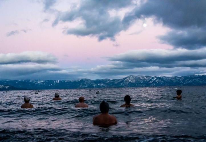 Taking the plunge: Cold water group plunges into Lake Tahoe each week