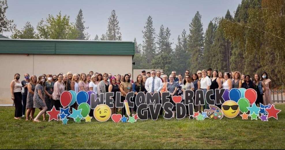 Andrew Withers Grass Valley School District back students