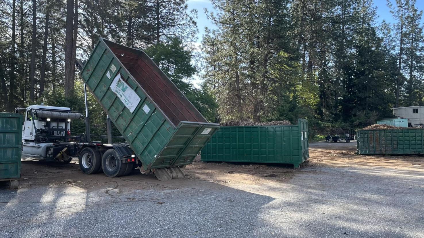 Free green waste days at transfer station on three mondays in may
