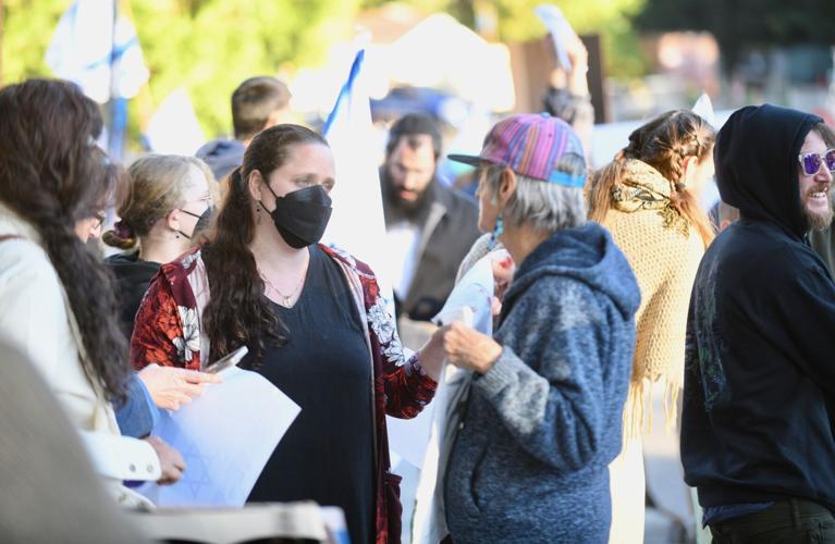 'Free, free Palestine; Free Gaza from Hamas': Nevada City protest draws