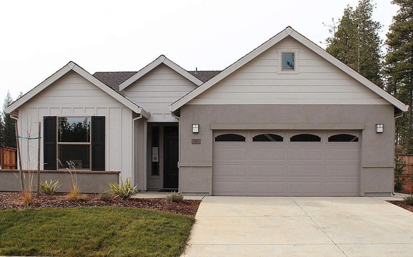 Model homes building out at TimberWood Estates in Grass Valley