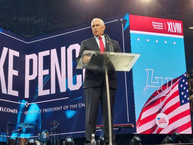 Vice President Pence speaks at LU Convocation