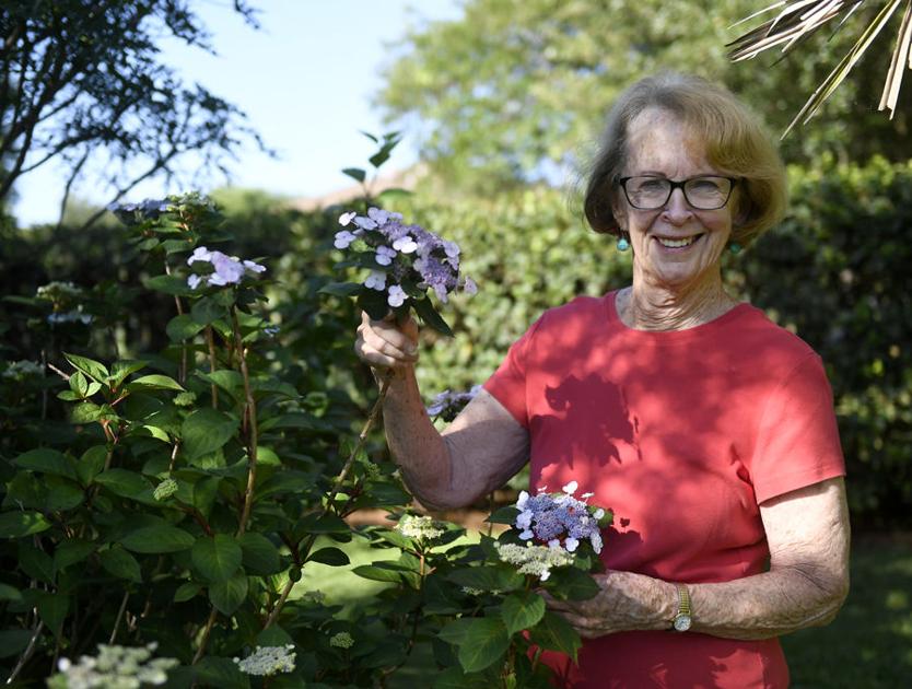 Villager finds her creative escape in gardening