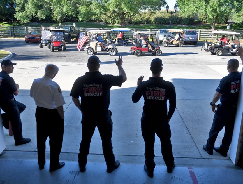 Neighbors show love for local first responders