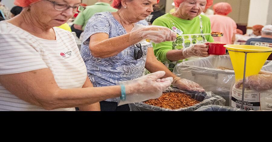Area churches packing food, gifts for others