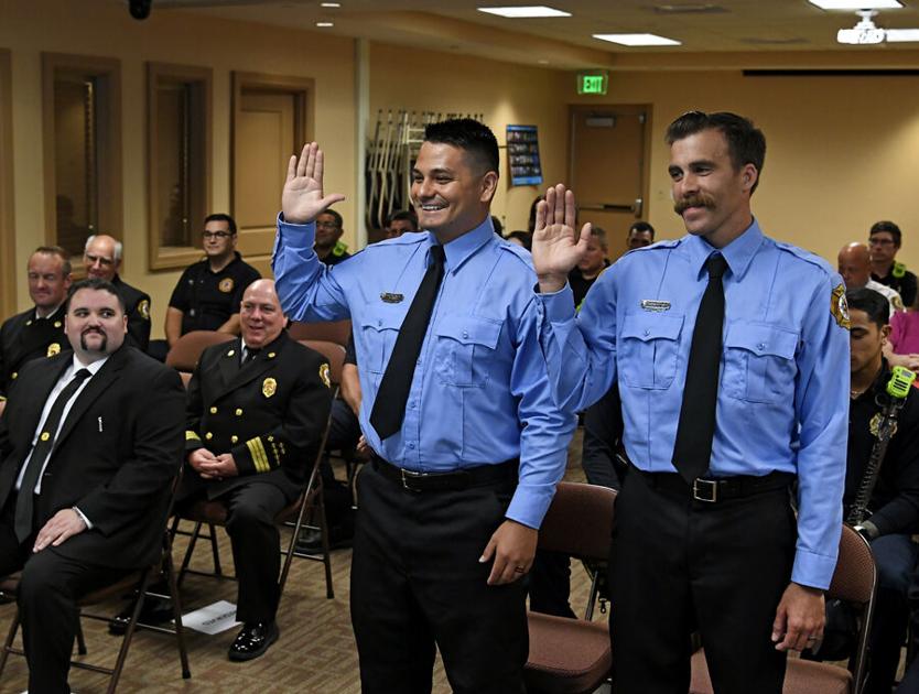 Villages Public Safety welcomes two new firefighters at ceremony | In Today’s Daily Sun | The Villages Daily Sun Villages Public Safety welcomes two new firefighters at ceremony | In Today’s Daily Sun | The Villages Daily Sun