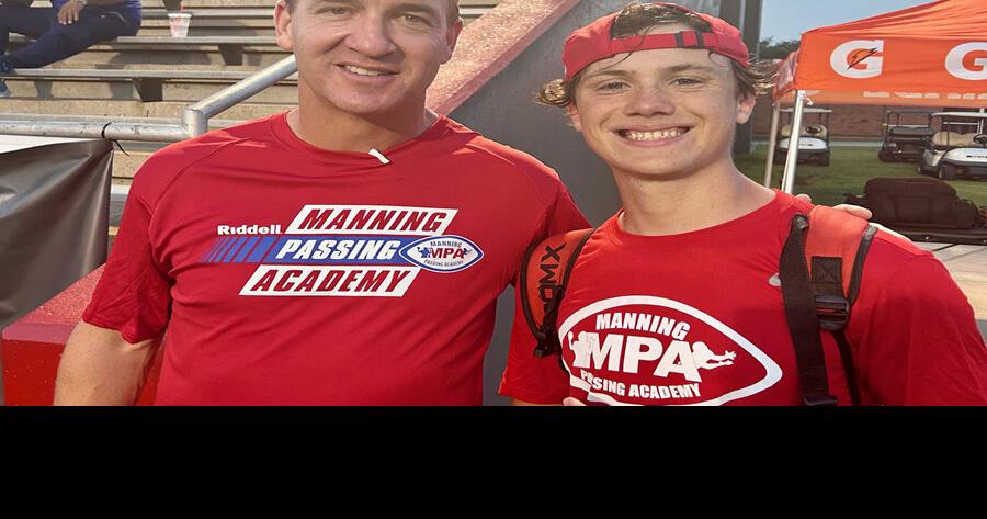 QB attends Manning Passing Academy