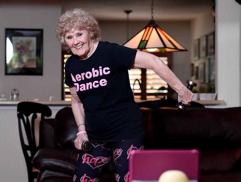 Aerobics instructor perseveres after cancer diagnosis