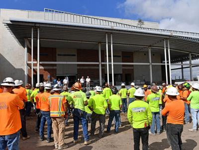 Construction milestone reached at new campus
