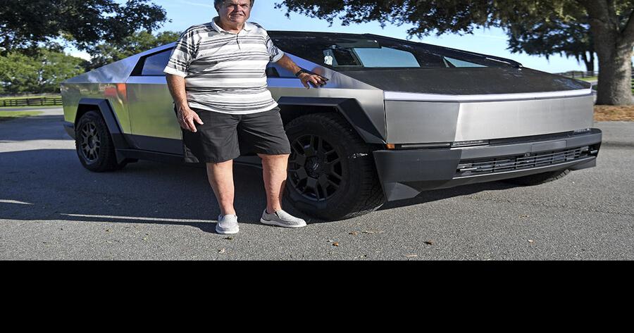 Electric pickup has sharp angles that catch the eye