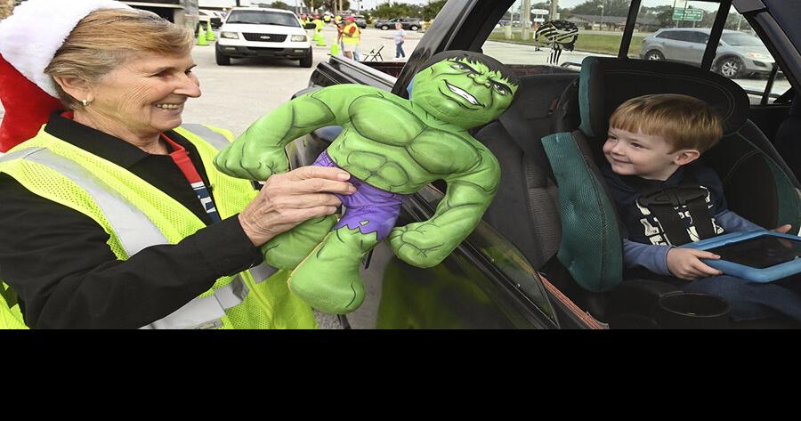 Drives collect toys for kids