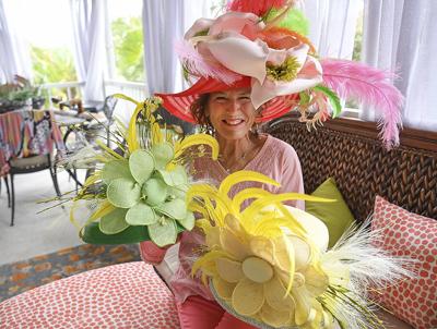Crafter creates headwear with flair
