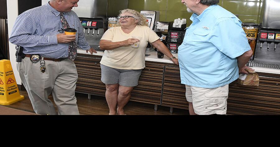 Residents enjoyed Coffee With a Cop series