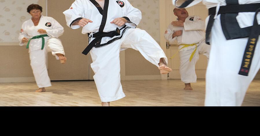 Parkinson's doesn't stop this taekwondo student