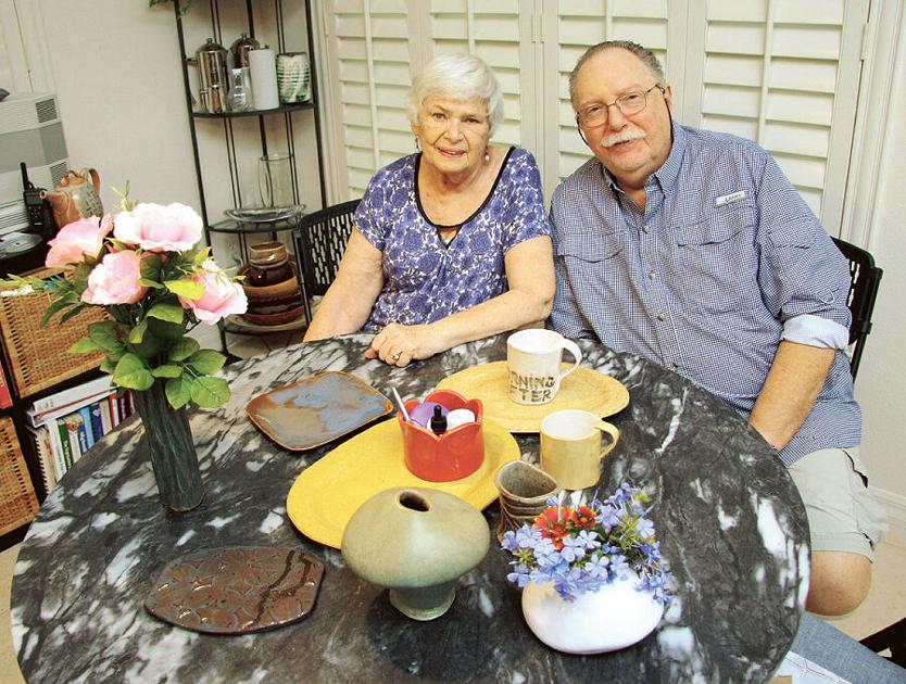 Couple teams up for pottery creations