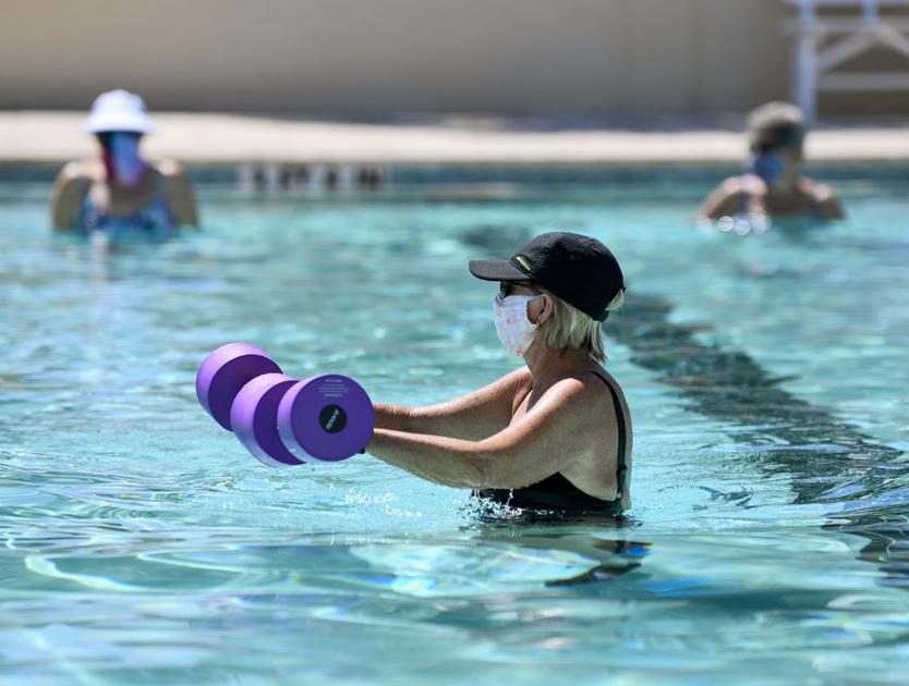 Recreation center staff, residents follow guidelines to enjoy first day back