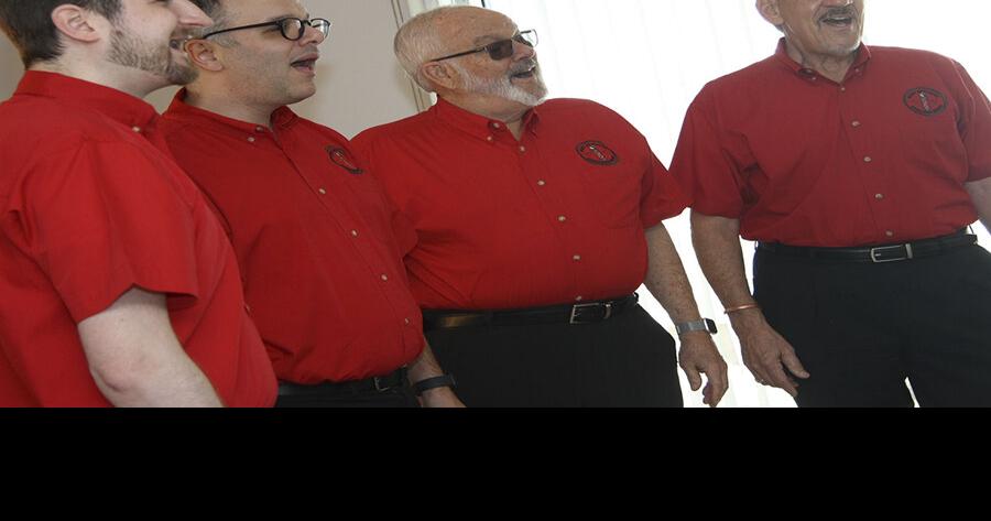 Barbershop Chorus sings Valentines