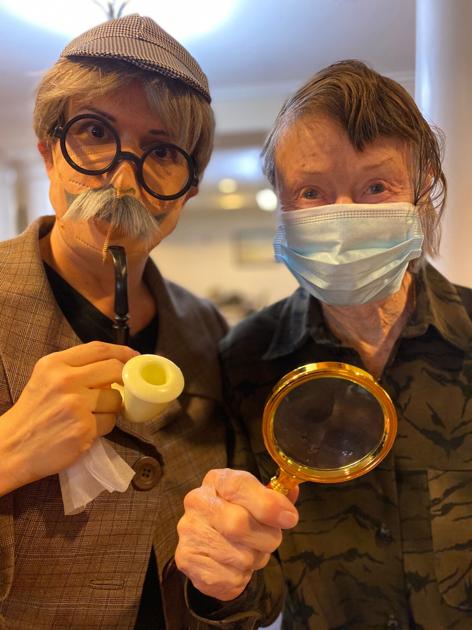 Assisted Living Facility Staff, Residents Find Their Halloween Spirit