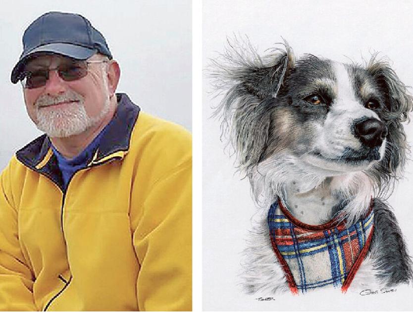 A Doggone Double Winner in art contest