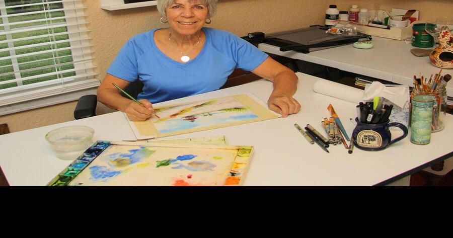 Artist&rsquo;s creativity flows with watercolors