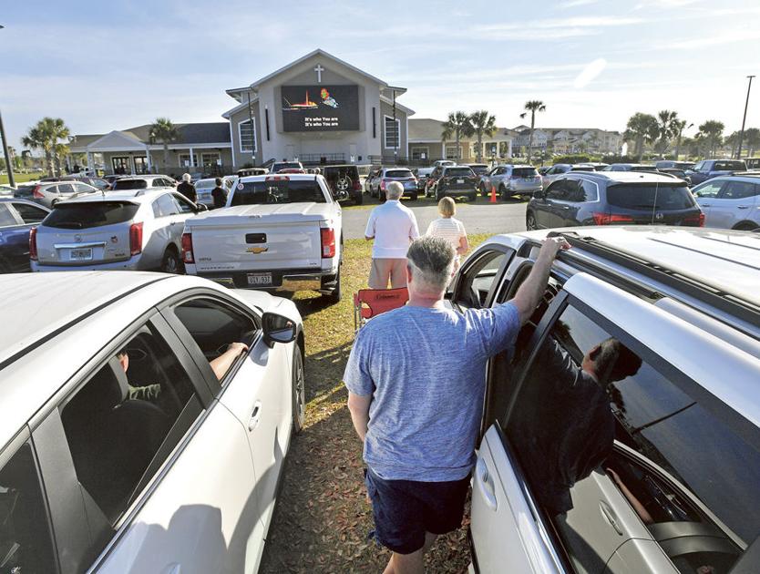 Local Churches Turn to Online, Drive-In Services