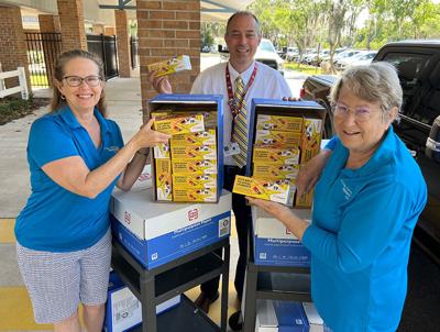 Rotary Club, Staples team up to provide school supplies for students