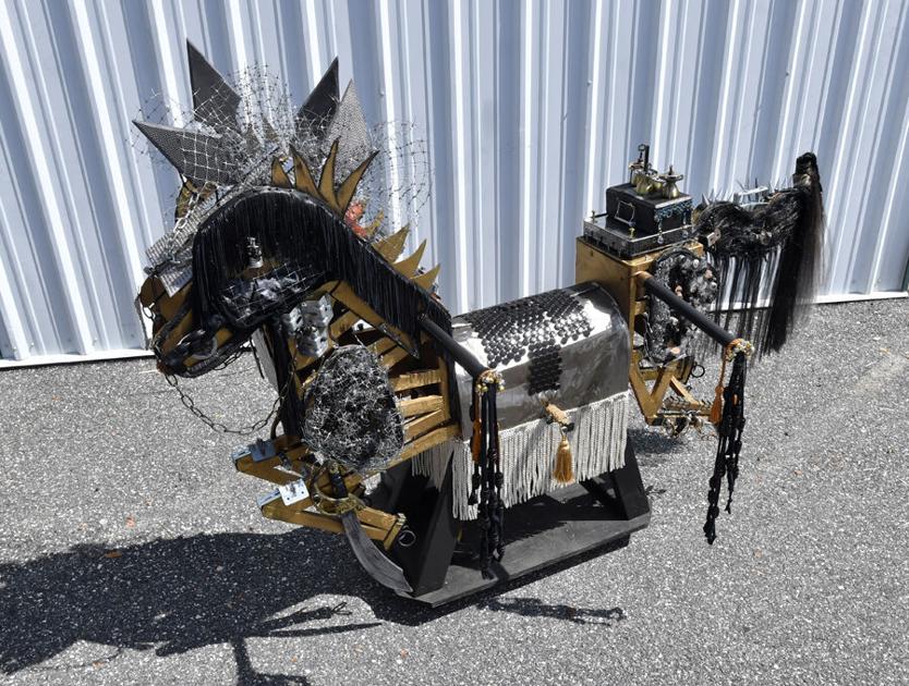 Set Designer Transforms Wooden Horses