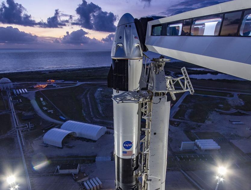 Americans prepare for historic liftoff