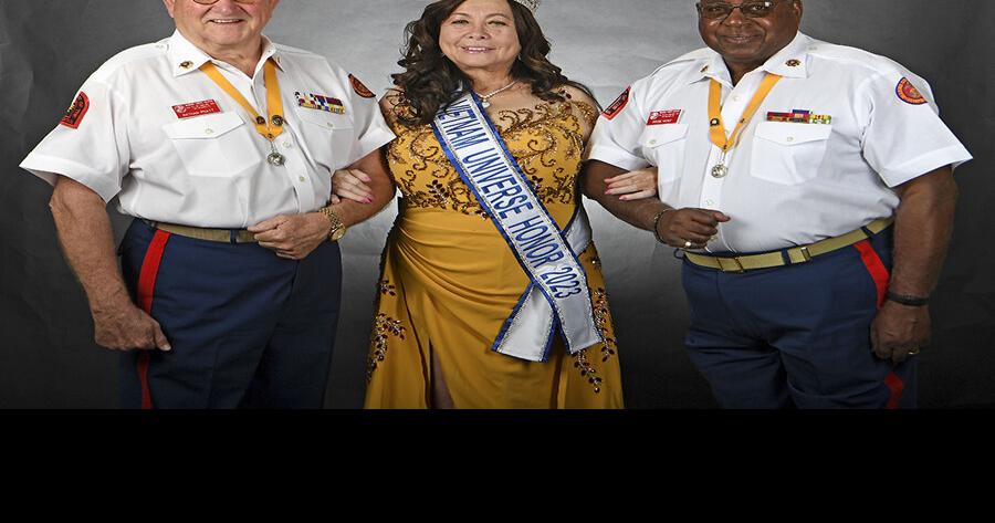 Local Vietnam vets escort Miss Vietnam Universe Honoree