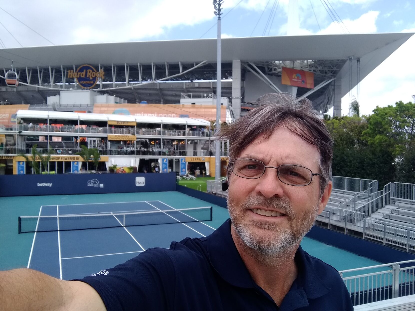 On the Scene Serving Up Tennis at a Site Built for Football  thevillagesdailysun
