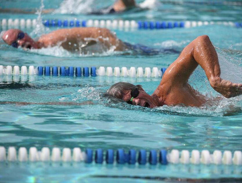 Swimmers compete in virtual championship