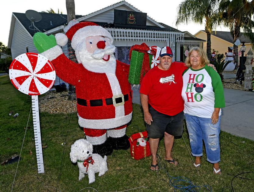 Villagers shine a few thousand lights