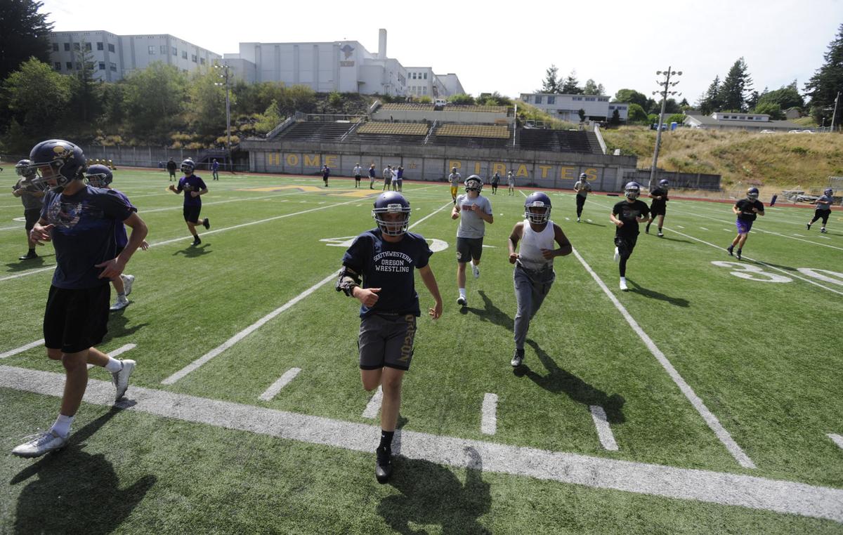 First day of Pirate football